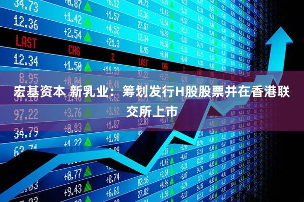 宏基资本 新乳业：筹划发行H股股票并在香港联交所上市