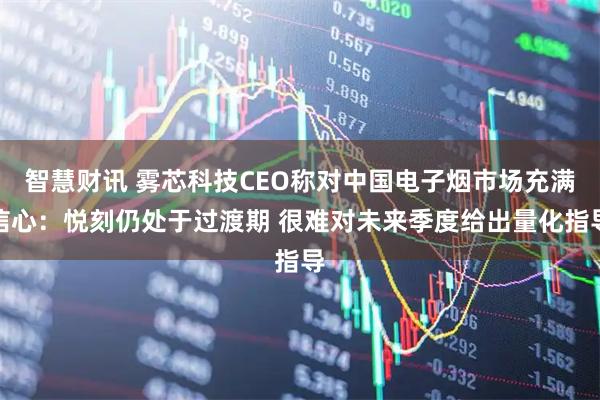 智慧财讯 雾芯科技CEO称对中国电子烟市场充满信心：悦刻仍处于过渡期 很难对未来季度给出量化指导