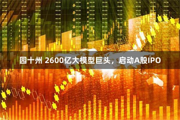 园十州 2600亿大模型巨头，启动A股IPO