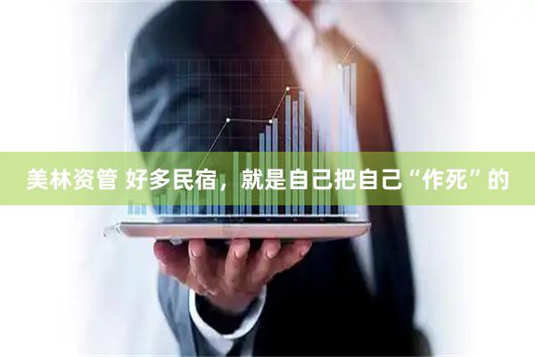 美林资管 好多民宿,就是自己把自己“作死”的
